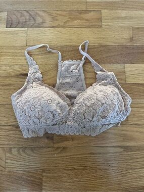 Aerie lacy nude bra